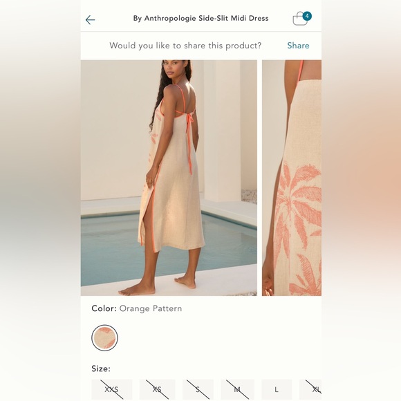 Anthropologie Cover Up - Picture 2 of 9